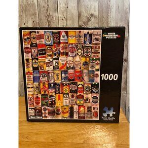 White Mountain Beer Cans 1000 Piece Jigsaw Puzzle No. 1130T